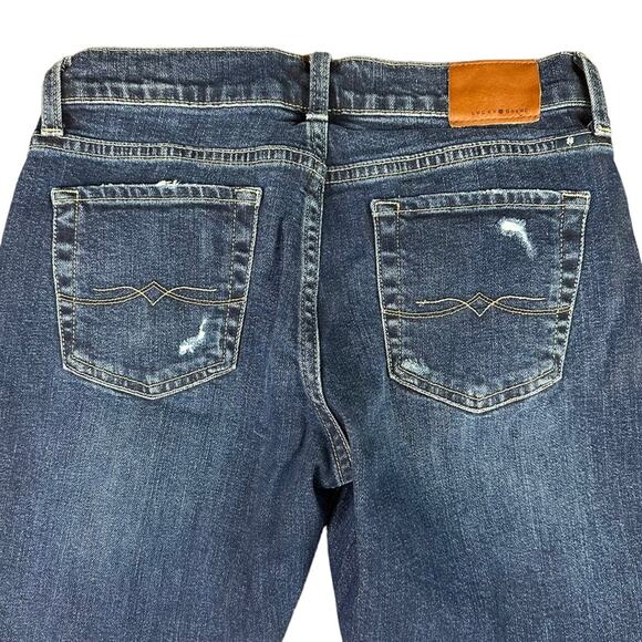 Lucky Brand Sienna Slim Boyfriend Distressed Jeans Size 0/25 - Picture 4 of 8